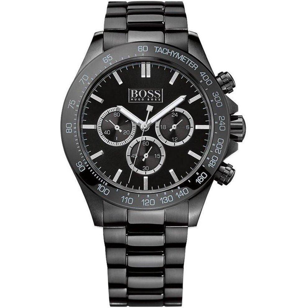 Hugo Boss Men's Watch Chronograph Ikon Black PVD - HB1512961